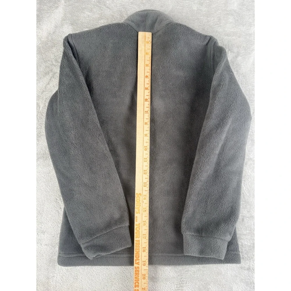Columbia Youth XS 6-7 Full Zip Fleece Jacket Gray Colorblock Outdoor Kids